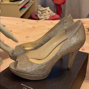 Sparkly designer heels